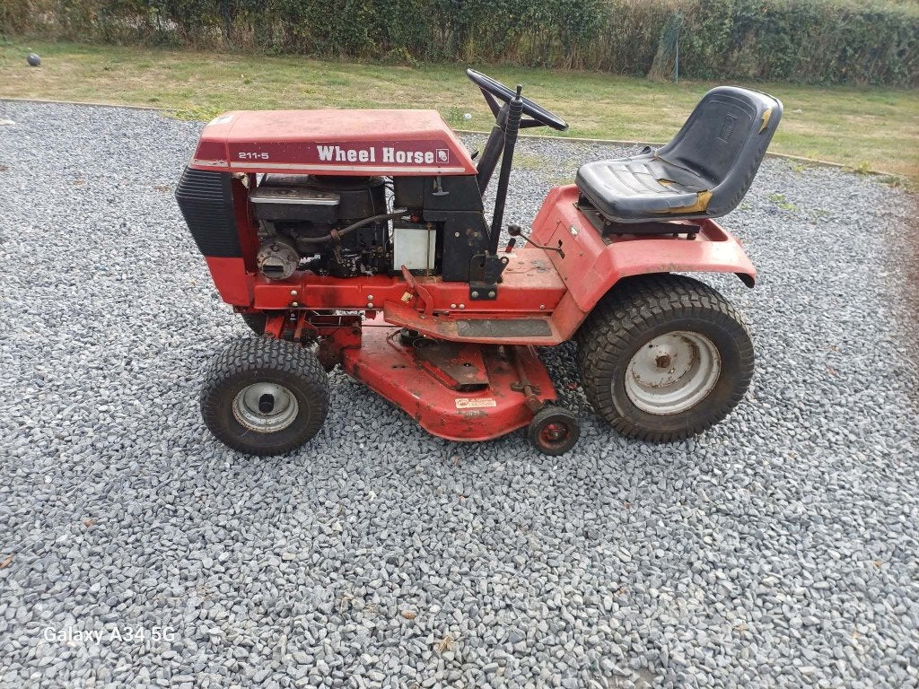 Tracteur tondeuse wheel horse vend échange reprise, Jardin & Terrasse, Enlèvement, Utilisé, Démarrage électrique, 90 à 120 cm
