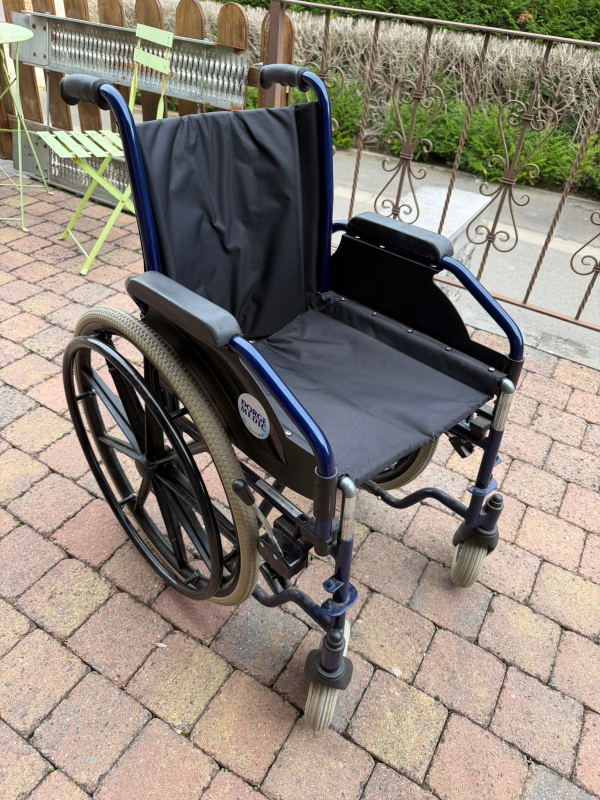 Chaise roulante, Enlèvement, Utilisé