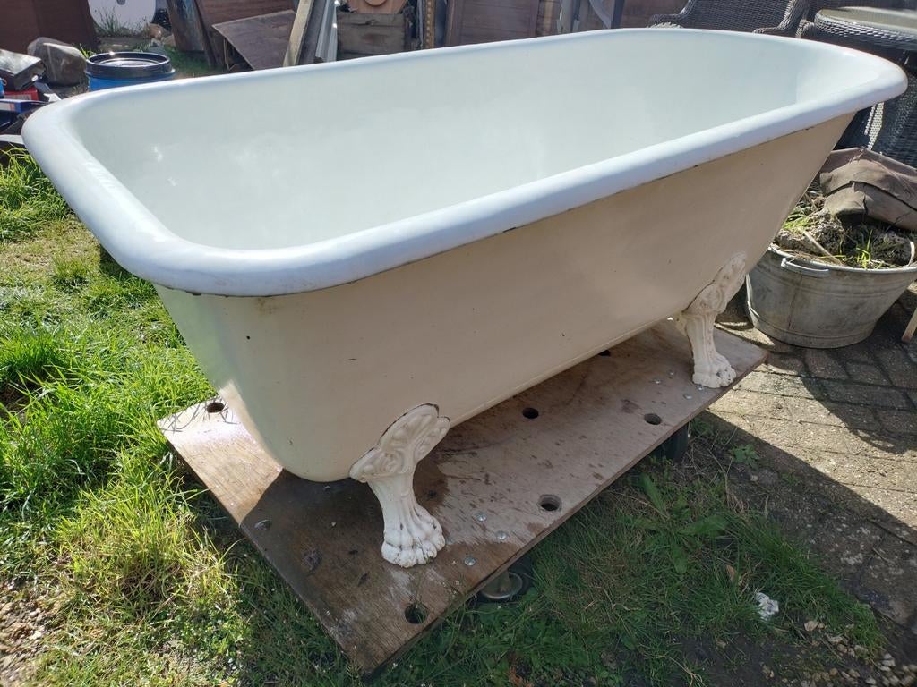 Bad badkuip vintagebad vrijstaand bad, Ophalen, Gebruikt, Met bad