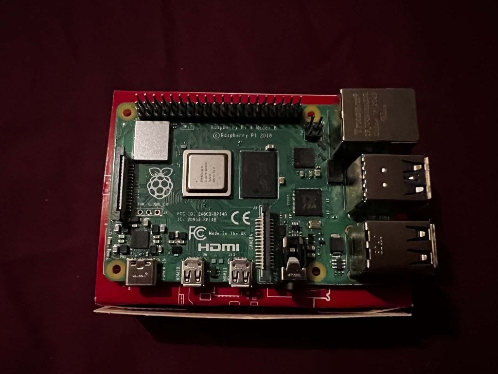 Raspberry PI 4 Model B 8GB + alim + boîtier, Computers en Software, Ophalen, Nieuw, Overige typen, DDR4