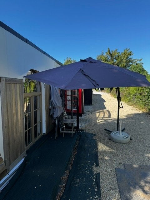 parasol, Ophalen