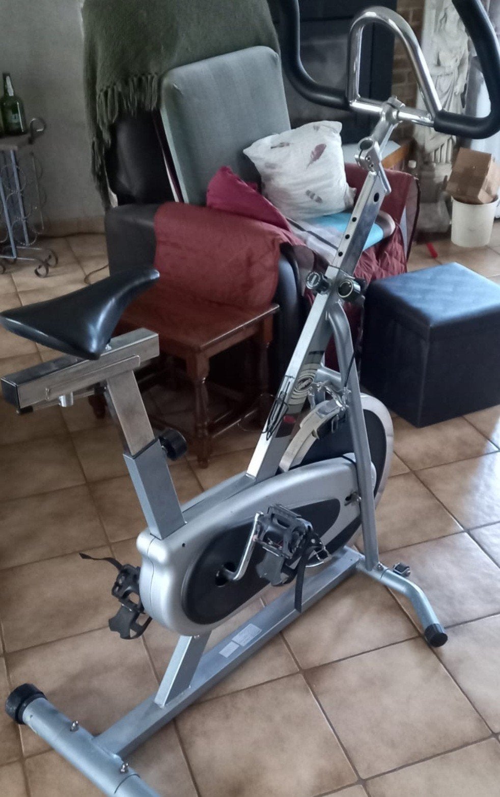 Hometrainer merk Optimum, Sports & Fitness, Appareils de fitness, Enlèvement, Vélo d'appartement