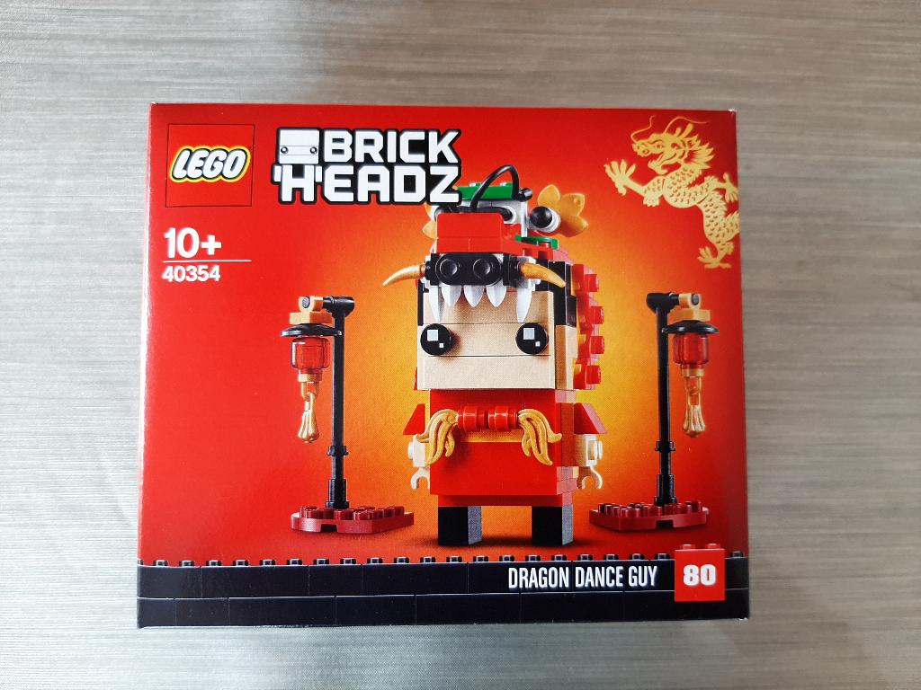 Lego Brickheadz 40354: Dragon Dance Guy, BrickHeadz, Lego, Nieuw, Ophalen of Verzenden