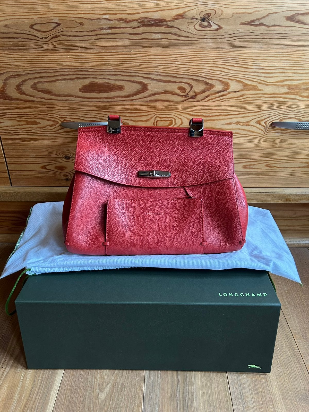 Sac Longchamp Roseaux modèle Madeleine, Enlèvement, Comme neuf