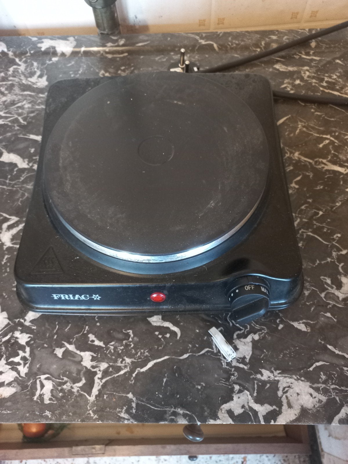 taque de cuisson friac, Enlèvement