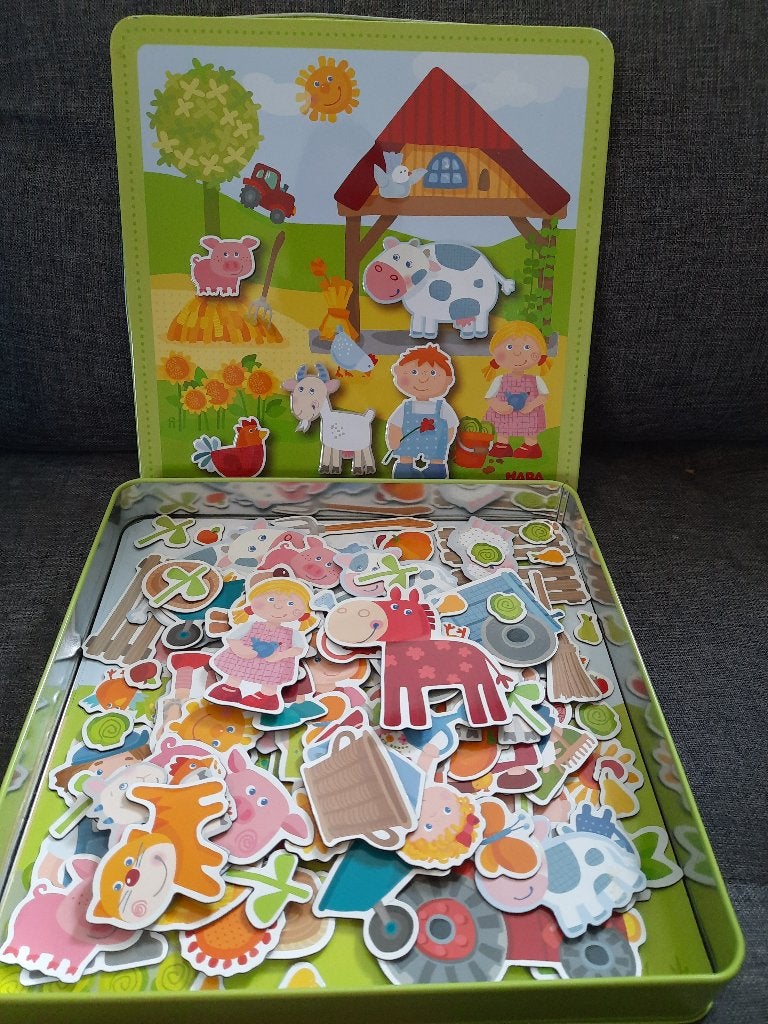 Haba Magneetspeldoos, Ophalen of Verzenden, Gebruikt