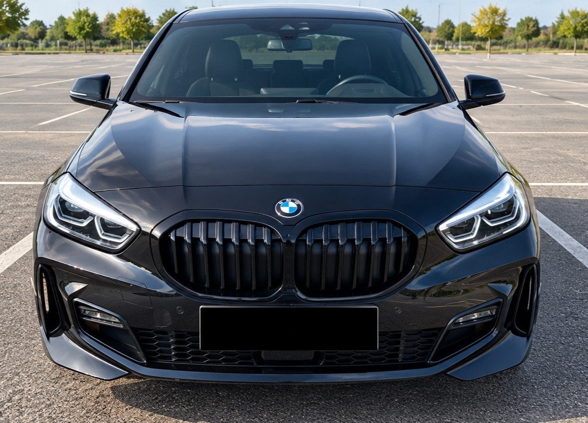 BMW 118IA Msport, Auto's, Zwart, Lederen bekleding, 5 zetels, 5 deurs