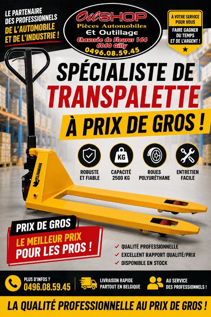 TRANSPALETTE, Enlèvement, Neuf