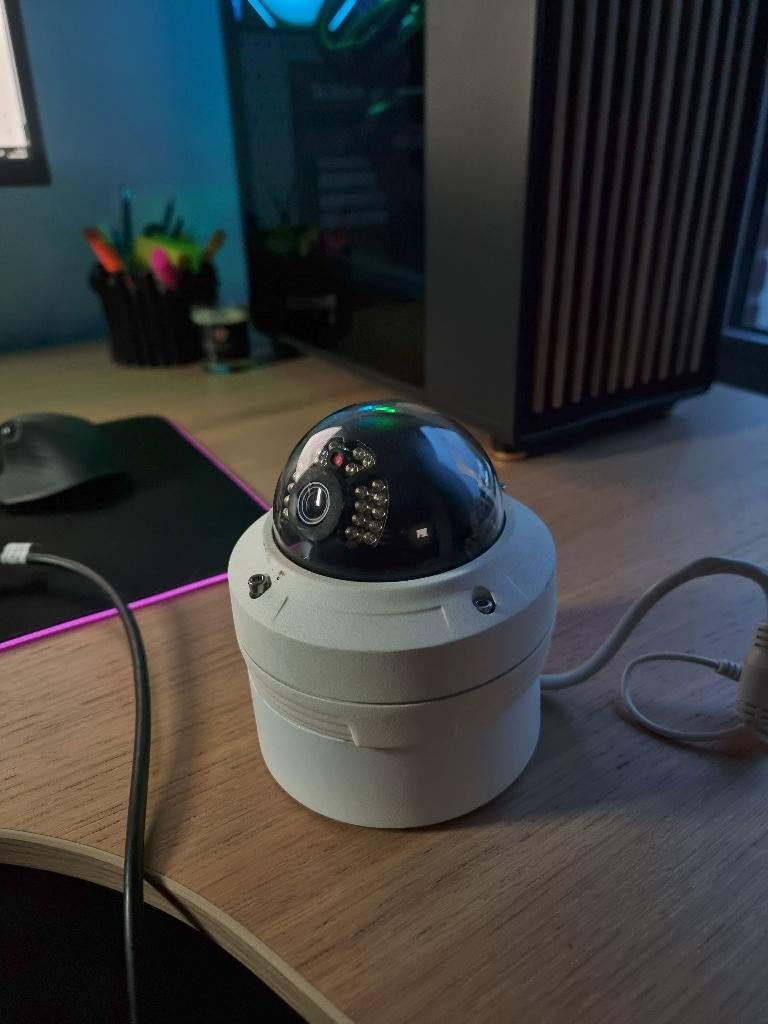 Set van 2 Professionele IP Camera's - TD-9511E (PoE / ONVIF), Enlèvement, Comme neuf