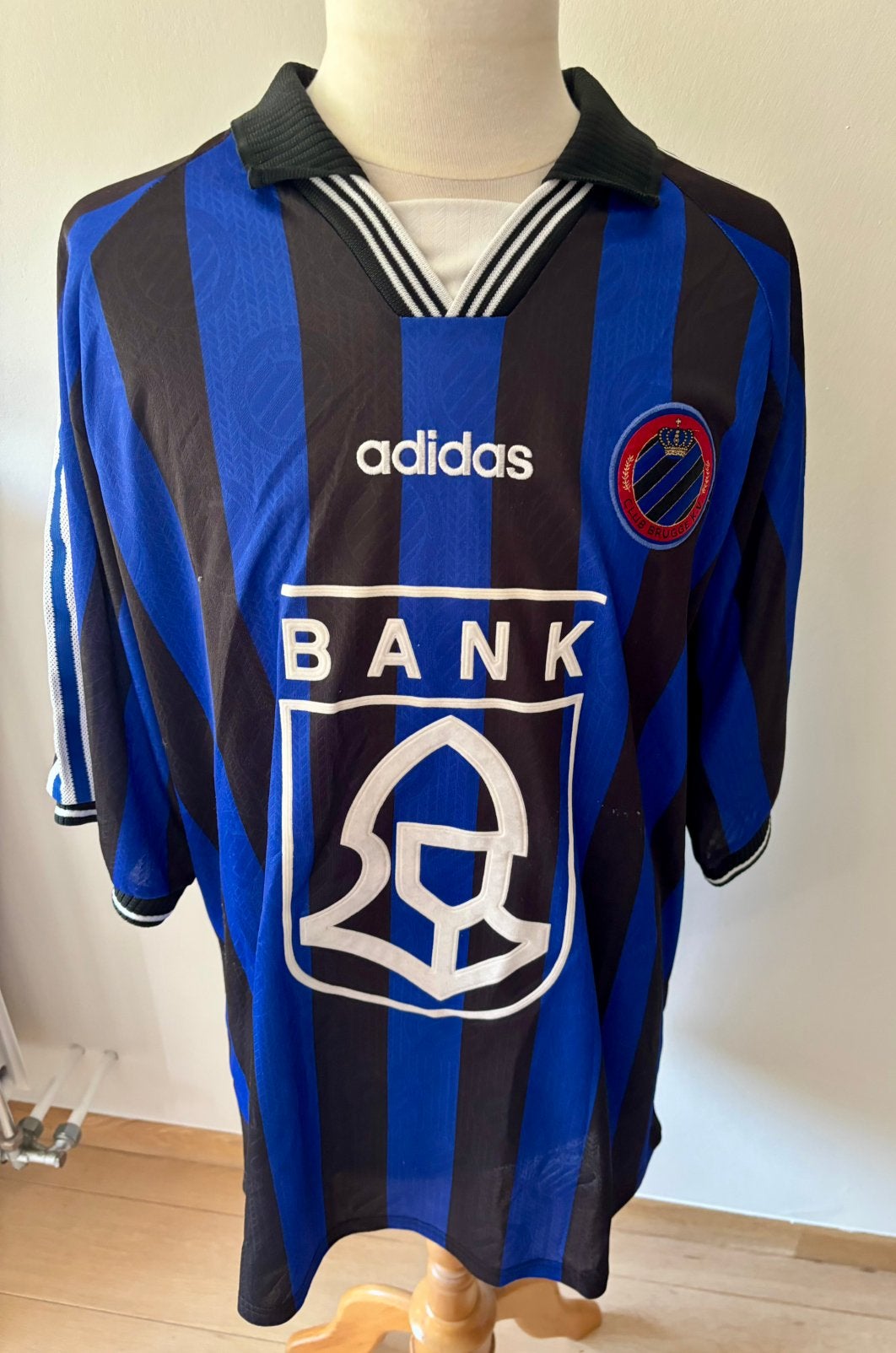 Vintage replica Club Brugge home 1997-98, Ophalen of Verzenden, Zo goed als nieuw