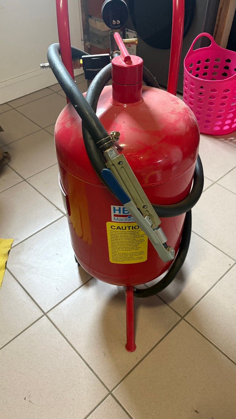Zandstraalketel nieuw in doos, Bricolage & Construction, Compresseurs, Neuf, Enlèvement, 6 à 10 bars, 25 à 100 litres