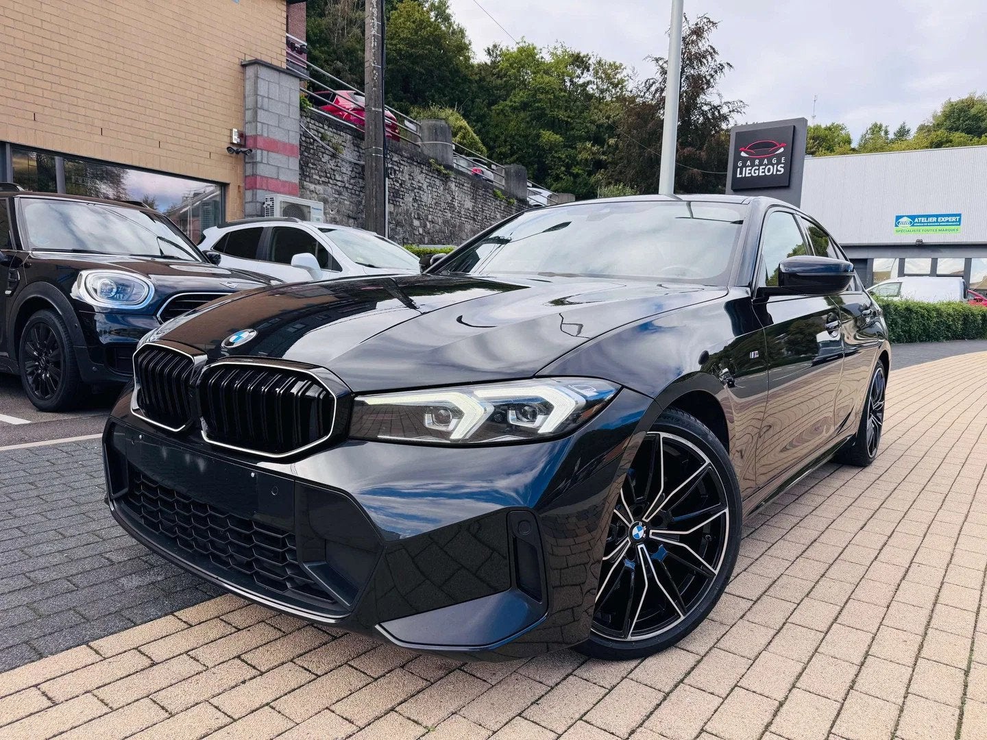 BMW 3 Serie 316 PACK-M - 11/2022 MODELE FACELIFT 2023, Achat, 4 portes, Noir, Automatique