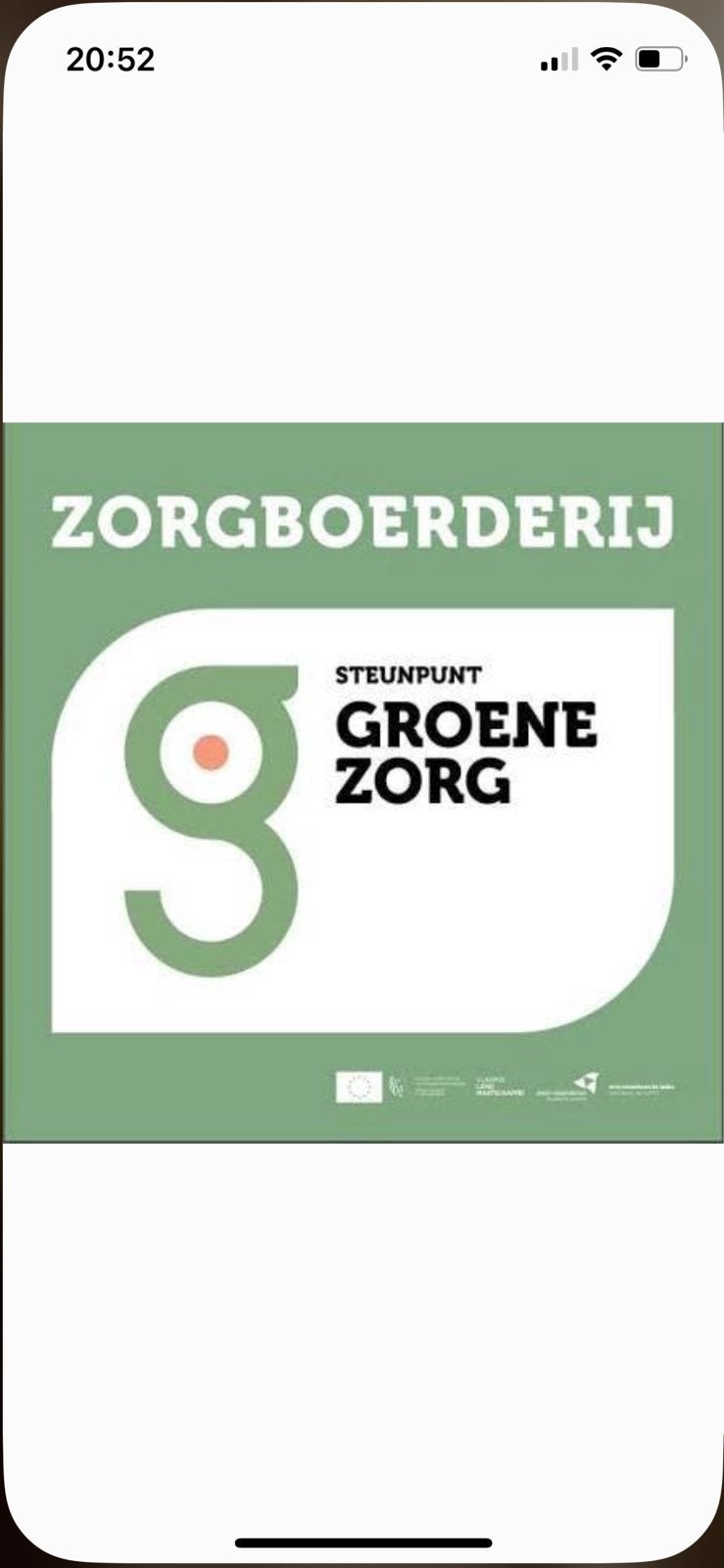 Hulp zorgboerderij /houtproject /dagbesteding, Ophalen