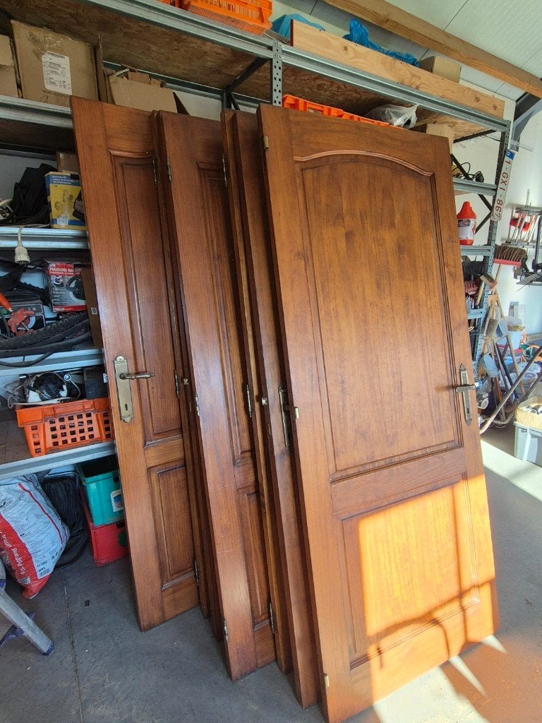8 mooie binnendeuren, Doe-het-zelf en Bouw, Ophalen, Gebruikt, 80 tot 100 cm, Binnendeur