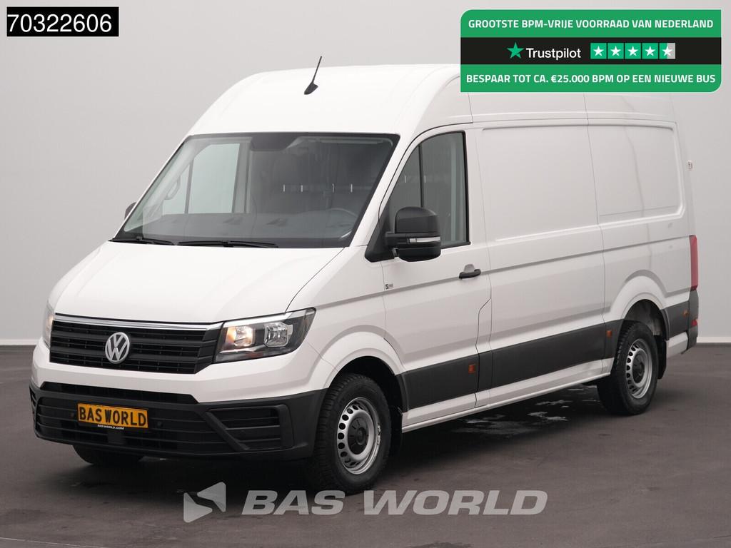 Volkswagen Crafter 140pk Automaat L3H3 Navi Airco Camera Par, Auto's, Bestelwagens en Lichte vracht, Automaat, Gebruikt, Euro 6