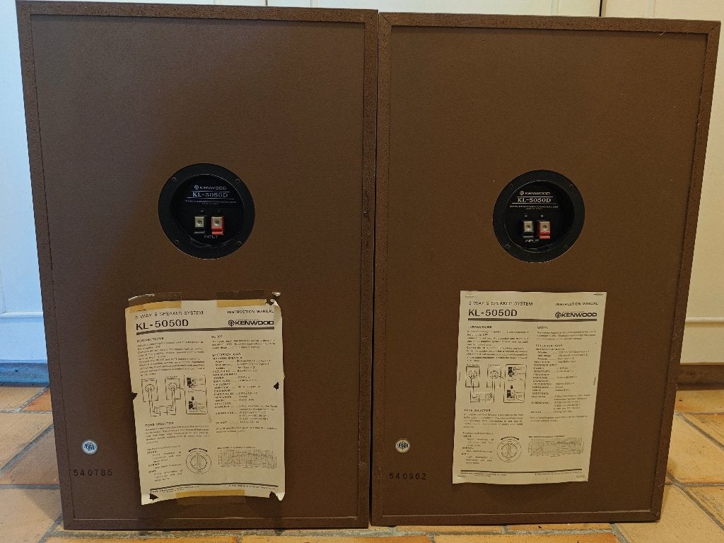 Kenwood KL 5050 D Luidsprekers, Autres marques, 60 à 120 watts, Comme neuf, Enlèvement