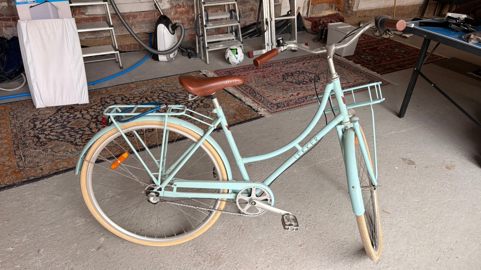 Retro damesfiets, Ophalen, Gebruikt