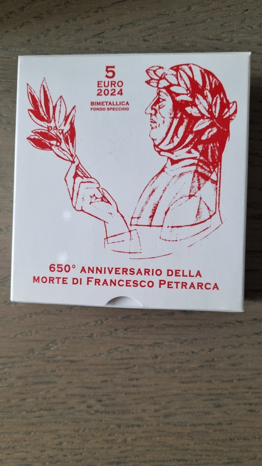 francesco Petrarca., Postzegels en Munten, Munten | Europa | Euromunten, Ophalen, Vaticaanstad, 5 euro, Losse munt