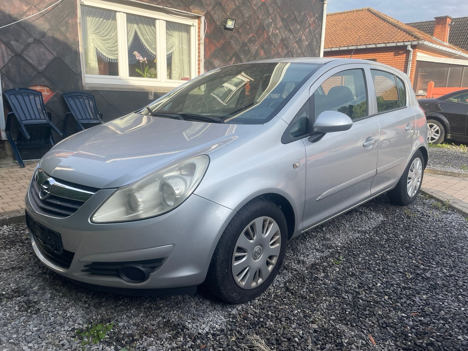 Opel Corsa 1.2i benzine Euro4, Auto's, Opel, Zwart, Handgeschakeld, 5 deurs, Particulier