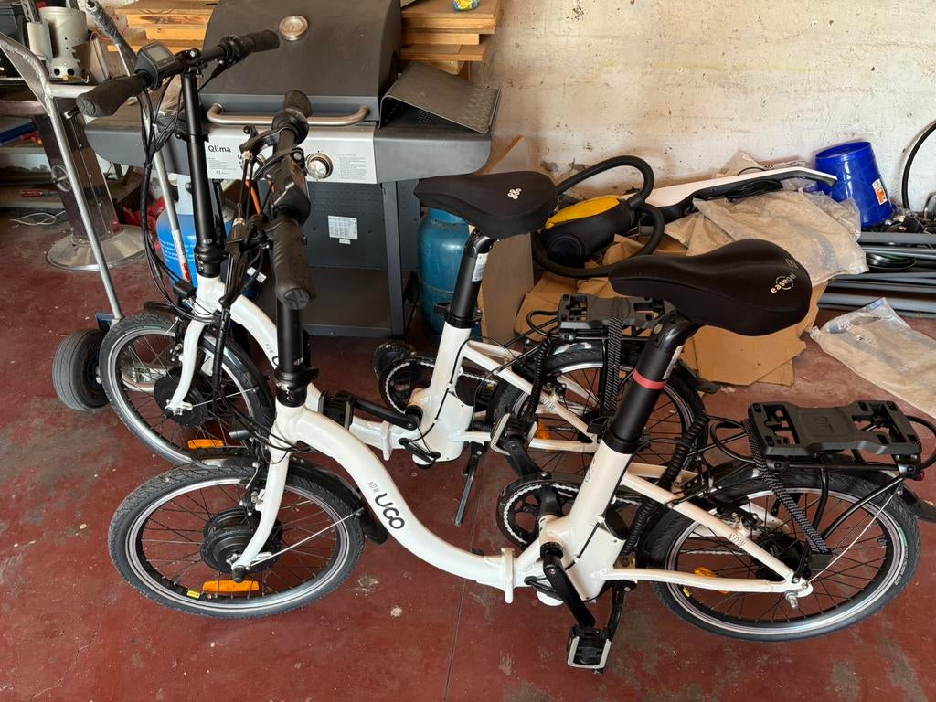 Elekrtrische plooifietsen, Fietsen en Brommers, Ophalen, Zo goed als nieuw