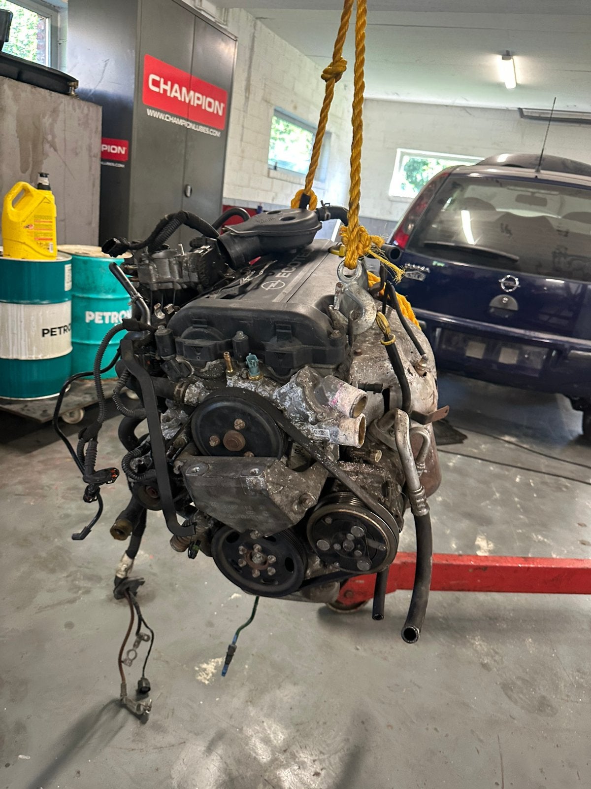 Opel corsa motor blok compleet 1.2 benzine motorcode  z12xe, Enlèvement, Utilisé, Opel