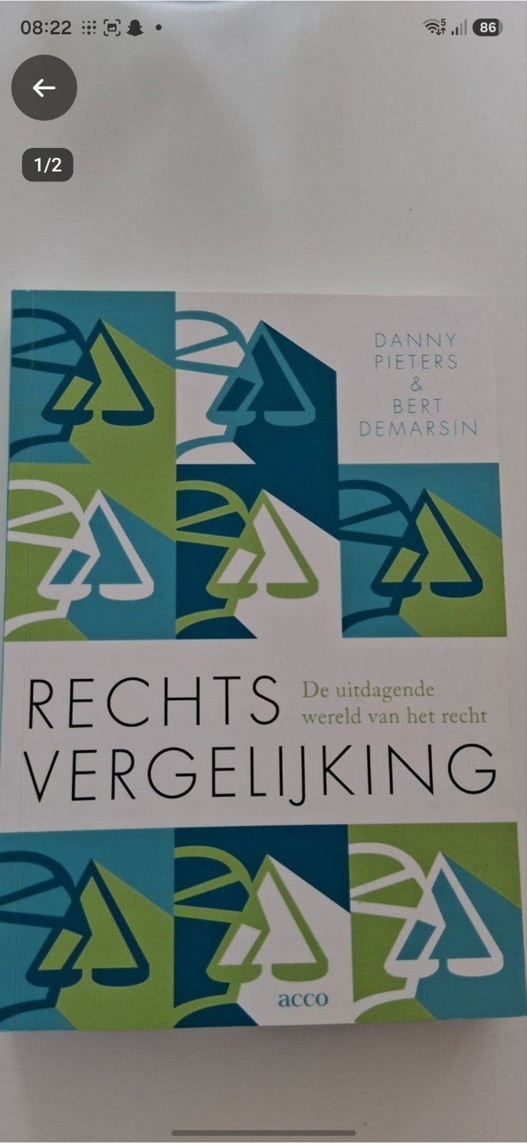Rechtsvergelijking 9789464674477, Ophalen