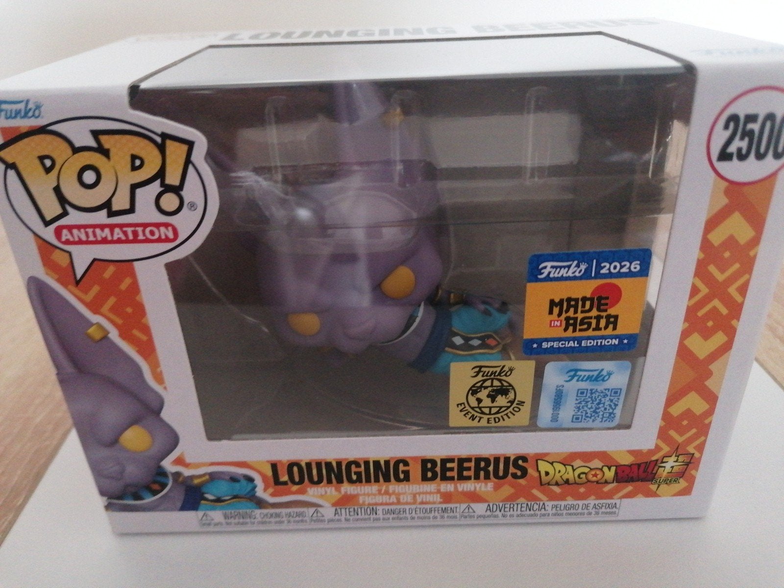 Funko pop Beerus de Dragon Ball Z. Edition exclusive !!, Collections, Enlèvement ou Envoi, Neuf