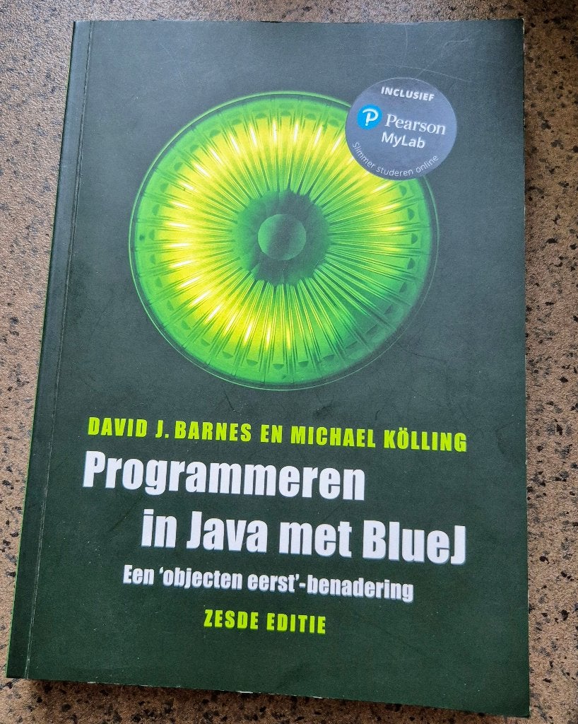 Programmeren in Java met BlueJ  (6de editie), Boeken, Studieboeken en Cursussen, Ophalen of Verzenden, Zo goed als nieuw, Hoger Onderwijs