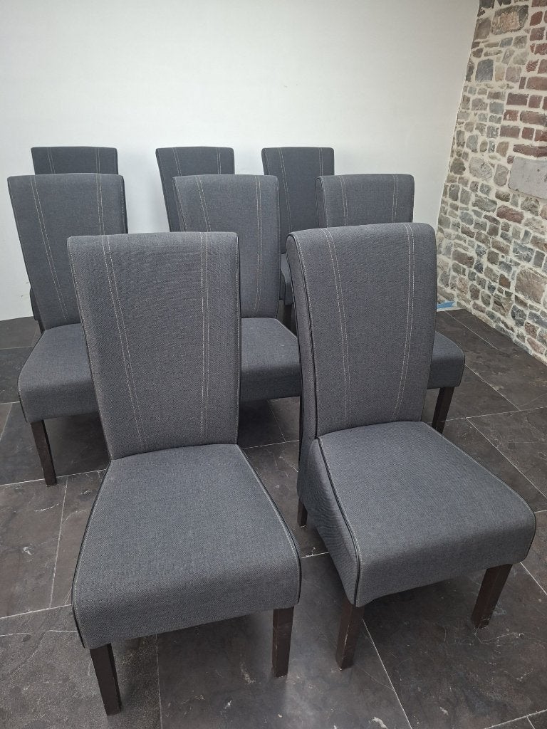 chaises salle à manger, Ophalen, Hout, Gebruikt, Grijs