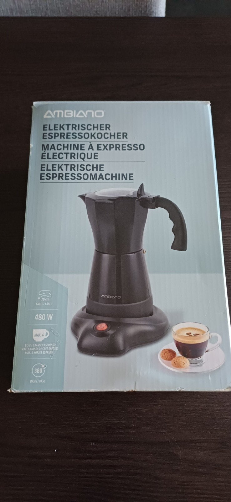Ambiano electrische expresso maker, Elektronische apparatuur, Koffiezetapparaten, Ophalen