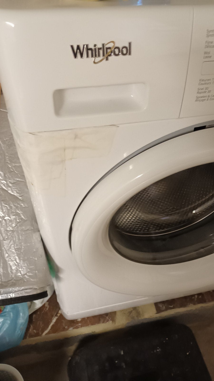 vendre lave linge en excellent fonctionnement, Electroménager, 1200 à 1600 tours, 6 à 8 kg, Chargeur frontal, Enlèvement