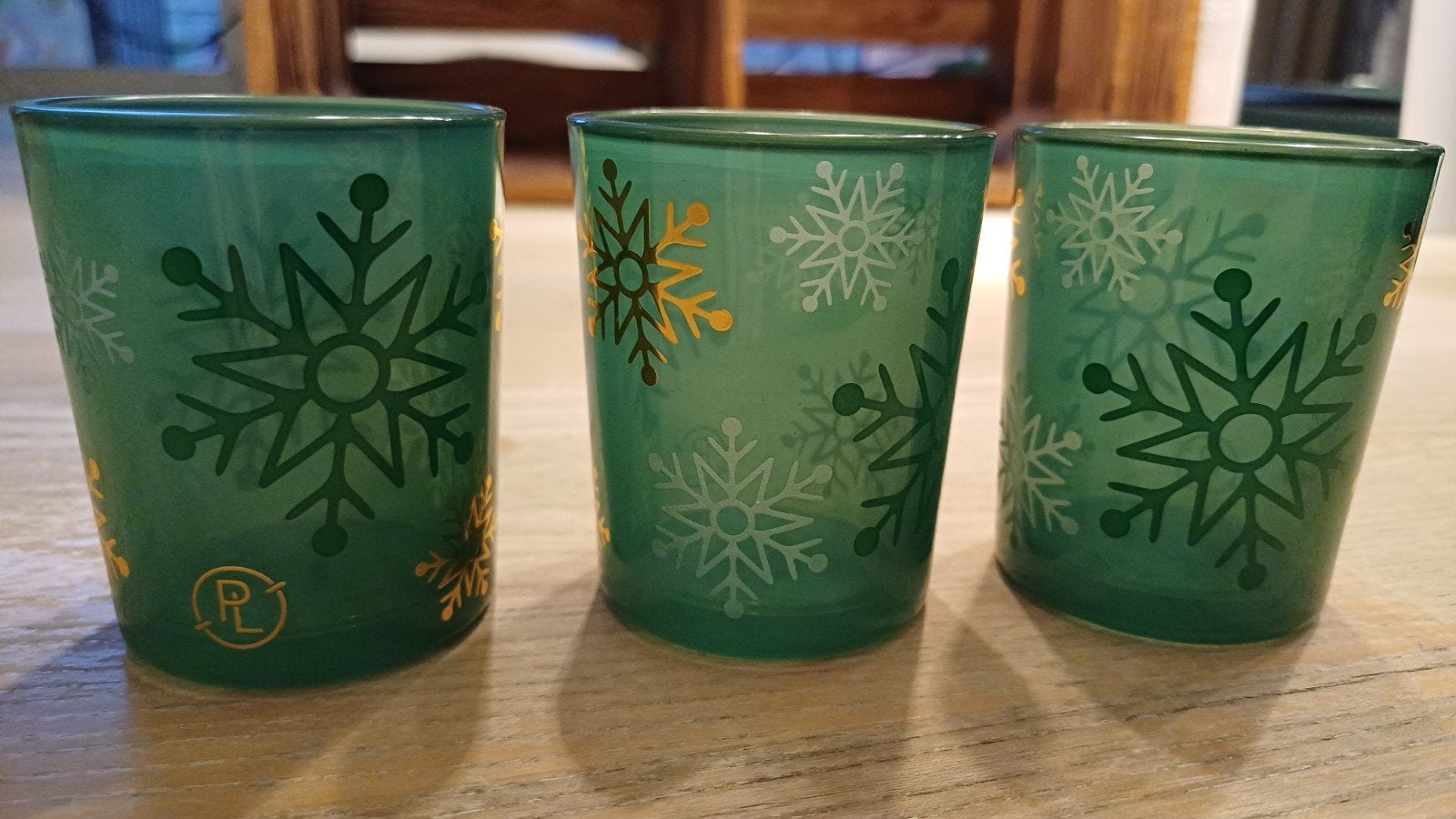 Nouveau ! Lot de 3 bougies chauffe-plat vertes Partylite, Neuf, Bougeoir pour bougie chauffe-plat, Enlèvement ou Envoi, Autres marques