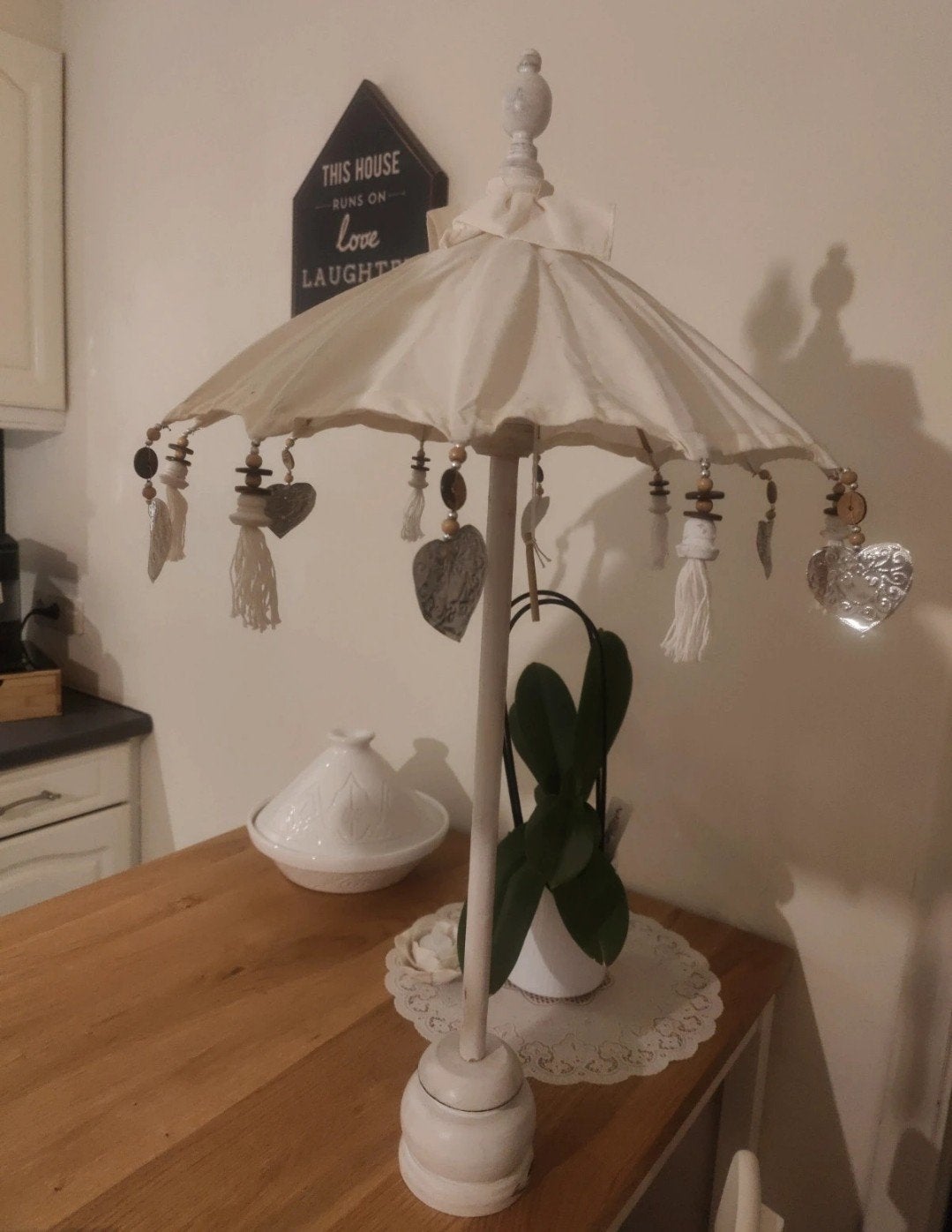 Nieuwe Bali tafel parasol, Tuin en Terras, Ophalen