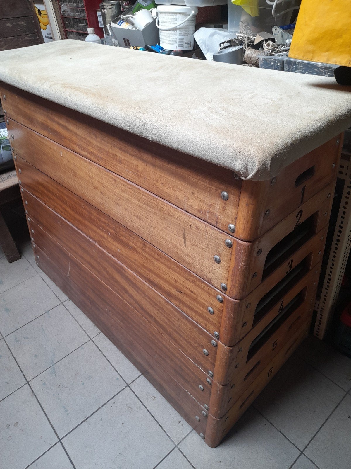 Turnplint turntoestel, Sport en Fitness, Turnen, Ophalen