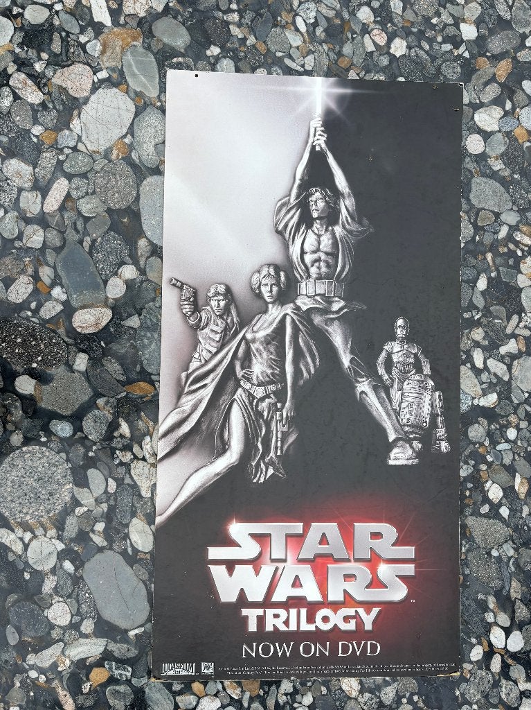 Présentoir de magasin de DVD Star Wars Trilogy (2004), Enlèvement ou Envoi, Utilisé