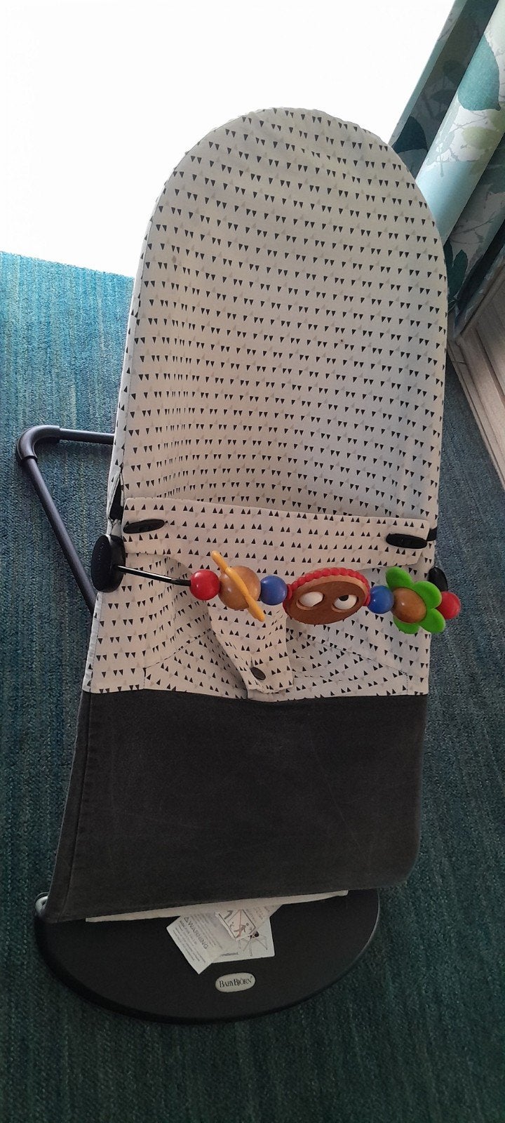 Babybjorn wipper met speelboog en reserve hoes, Verstelbaar, Wipstoel, Zo goed als nieuw, Ophalen