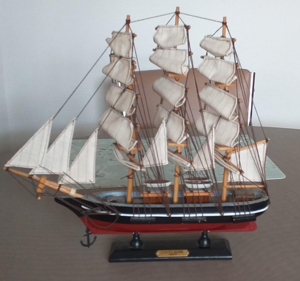zeilschip driemaster maquette, Ophalen of Verzenden, Zo goed als nieuw, Zeilboot