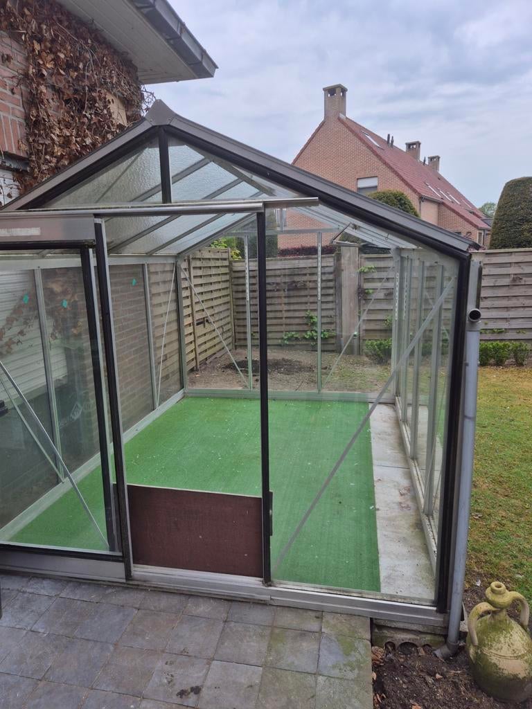 Serre bijna niet gebruikt, Ophalen, Glas