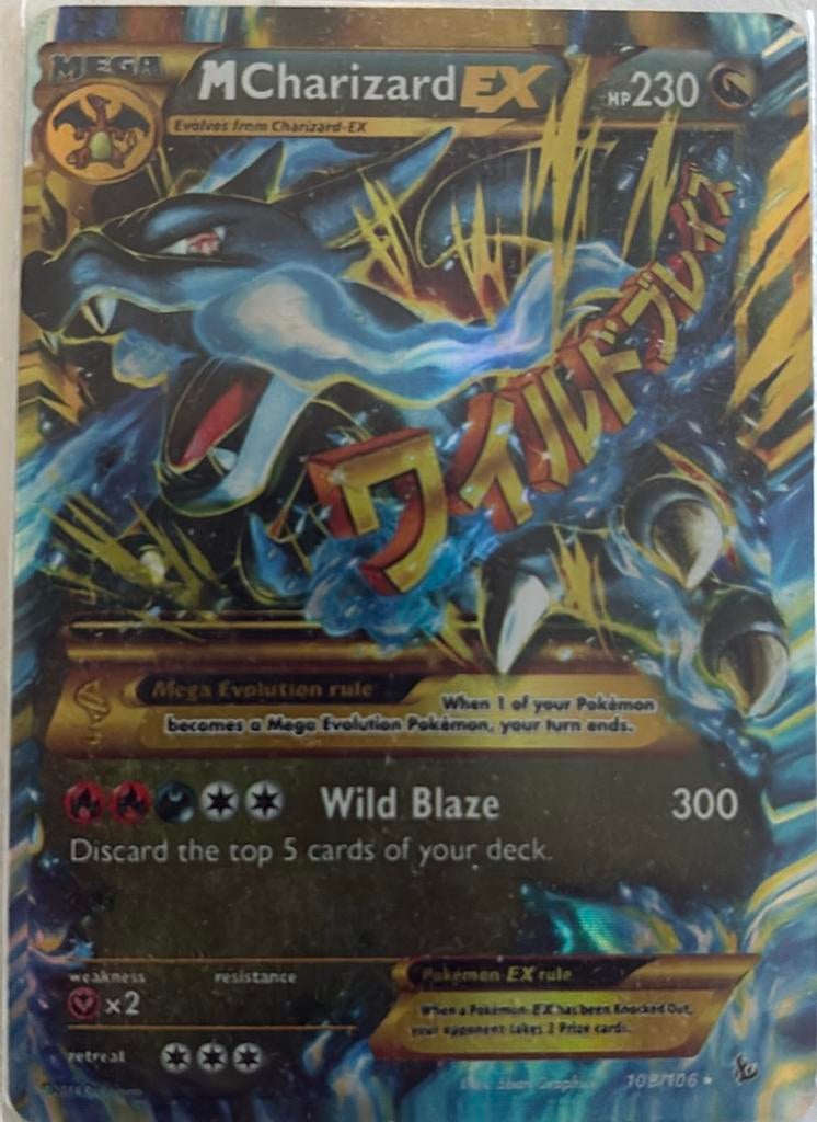 M Charizard ex hp230, Ophalen of Verzenden, Zo goed als nieuw