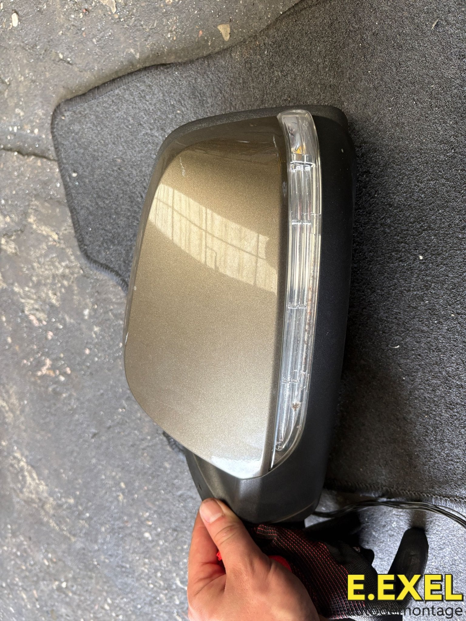 Spiegel links Mercedes A klasse W169 B W245 facelift Bruin, Origine de la pièce connue, Utilisé, -, -