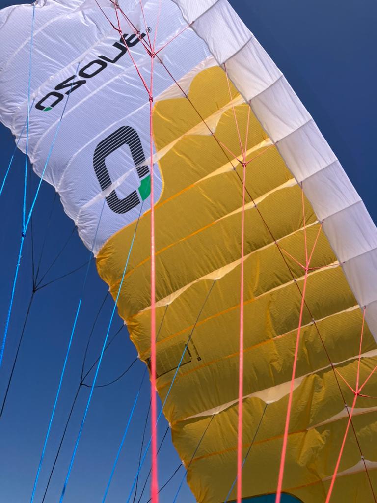 Parawing Ozone pocket rocket 3.6, Watersport en Boten, Kitesurfen, Ophalen, Zo goed als nieuw