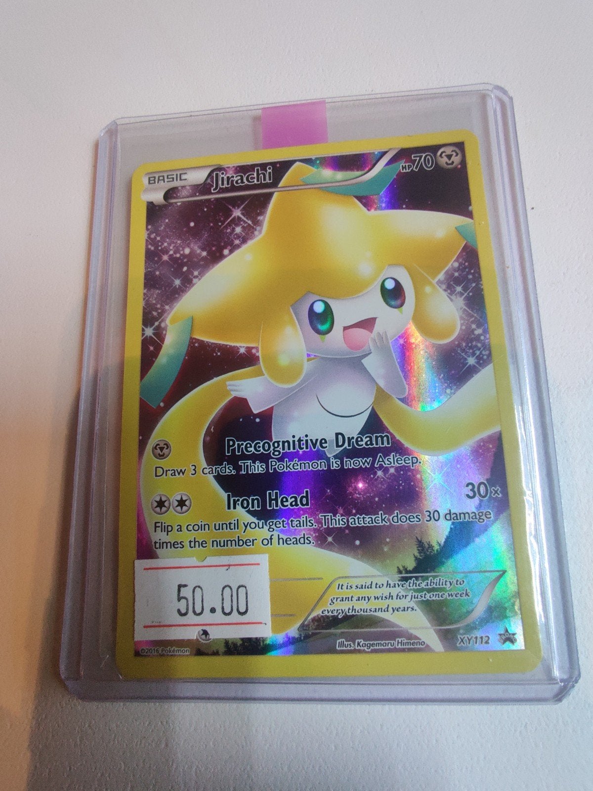 Jirachi XYPR 112, Ophalen, Zo goed als nieuw, Losse kaart, Foil