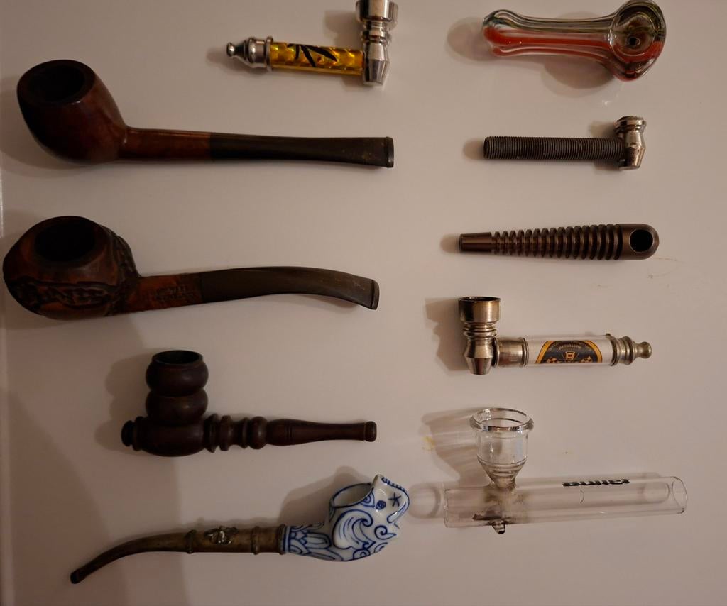 COLLECTION DE PIPES ANCIENNES ET NOUVELLES, Enlèvement, Utilisé, Autres types