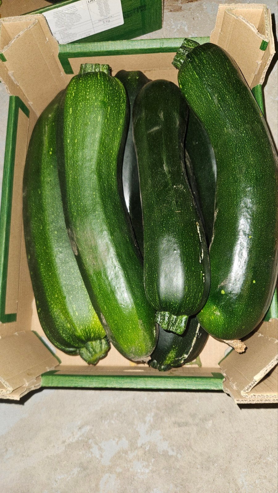 Verse courgettes 4+1 gratis, Enlèvement