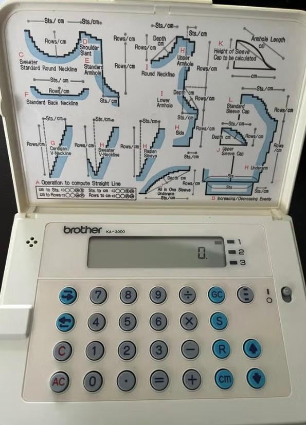 Brother brei calculator KA-3000, Ophalen of Verzenden