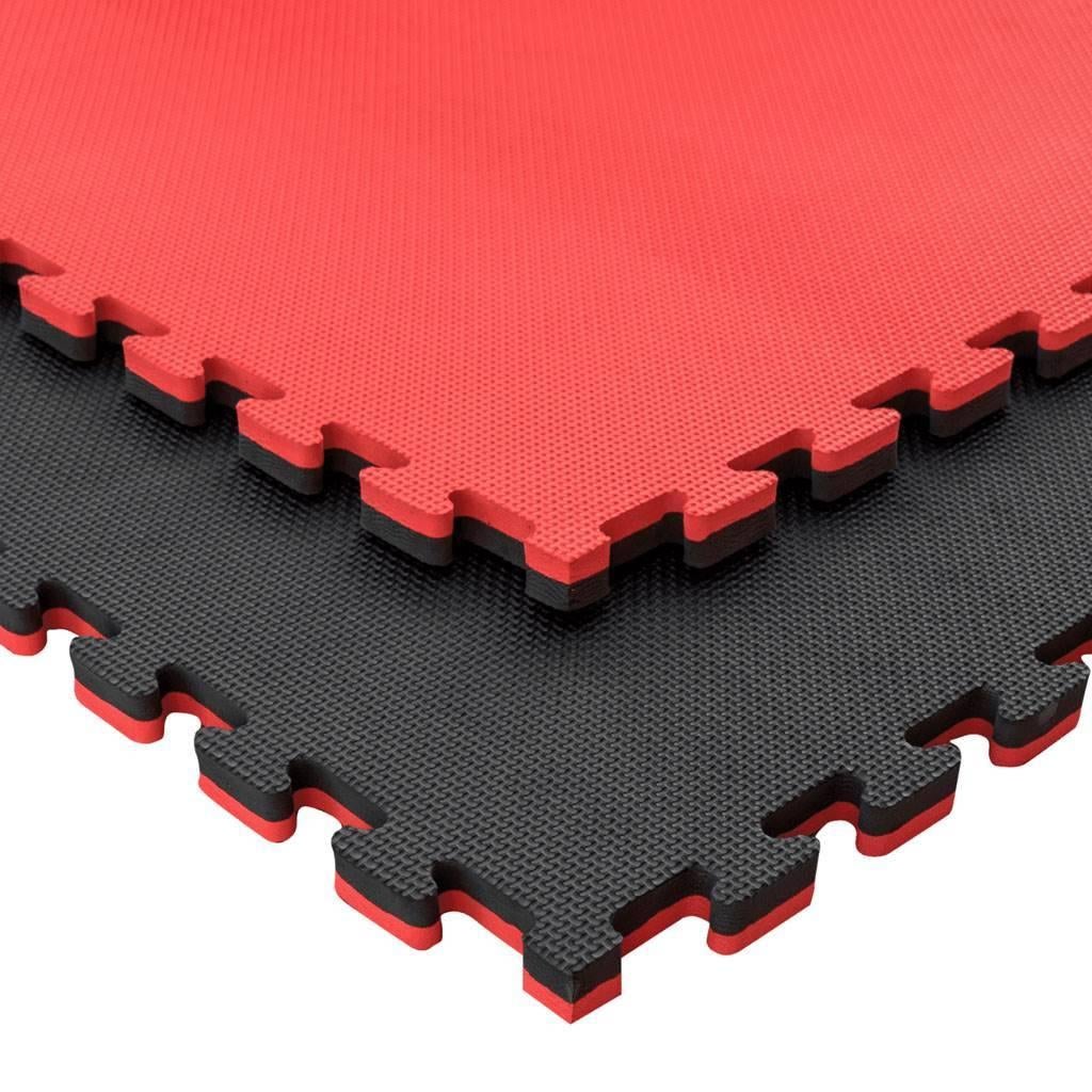 Tatami Puzzelmat 5cm dik, rood/zwart, Enlèvement, Comme neuf