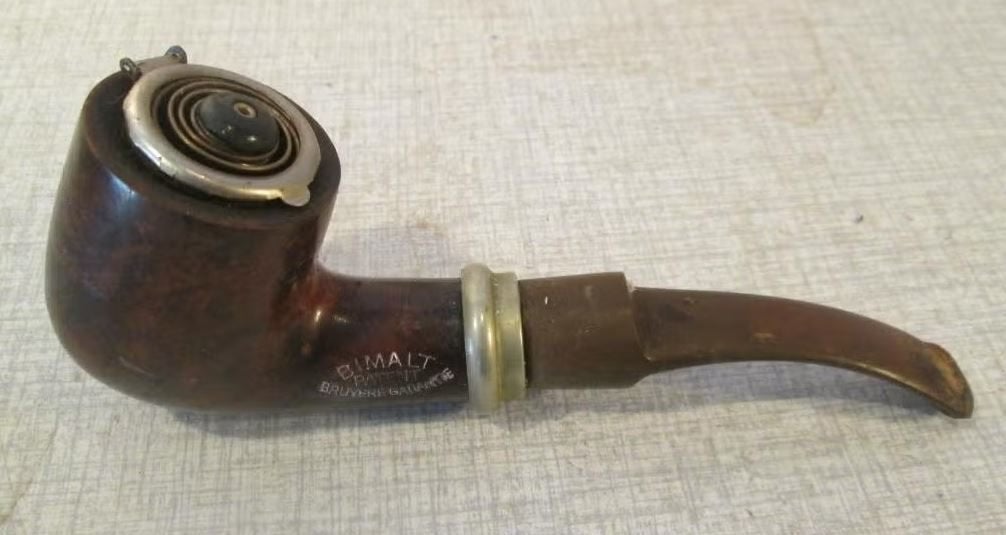 Belle pipe rétro - Brevet Bimalt - Garantie Bruyere, Enlèvement ou Envoi, Comme neuf, Narguilé