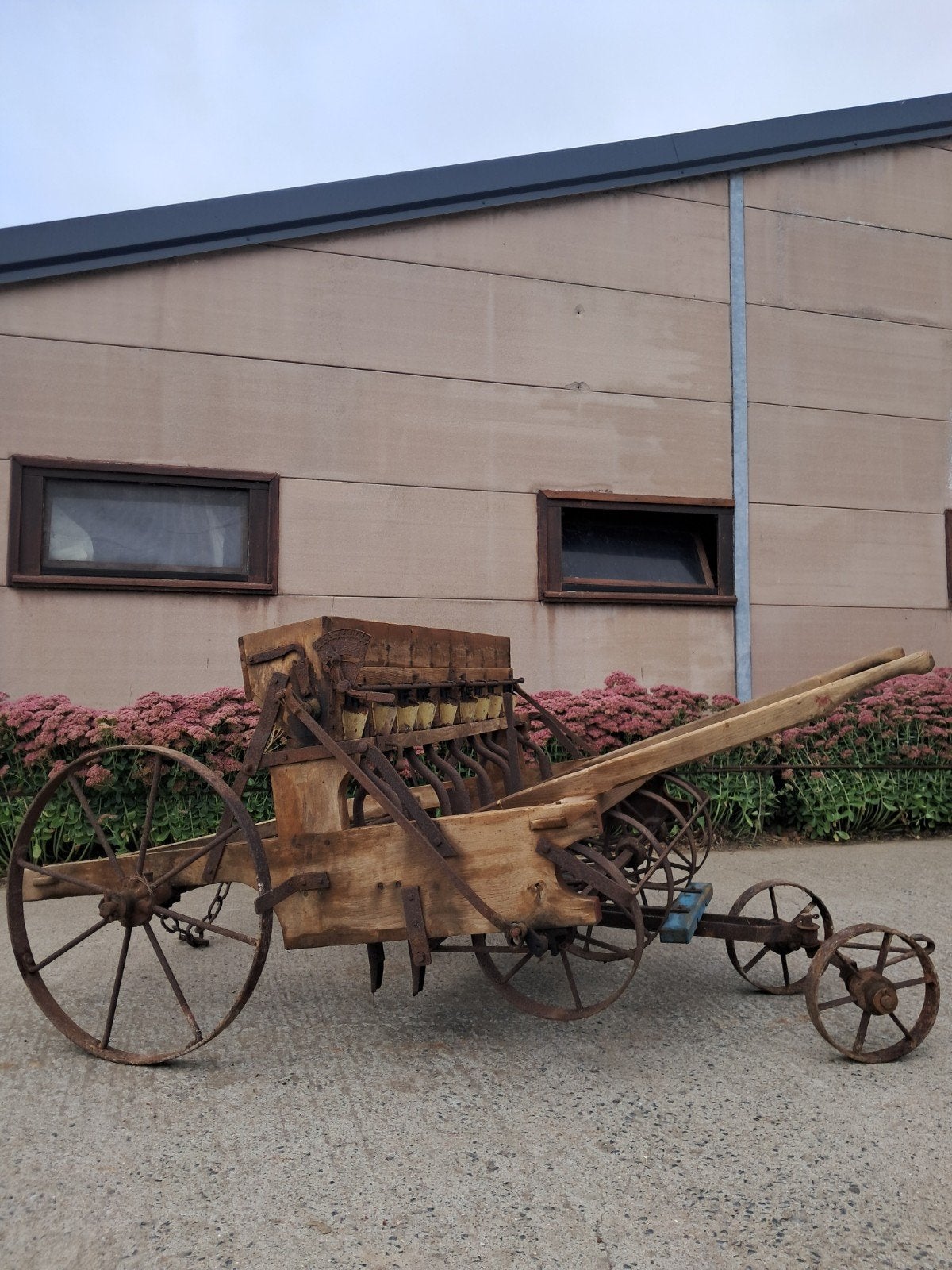 zaaimachine voor  het paard, Ophalen, Akkerbouw, Graan