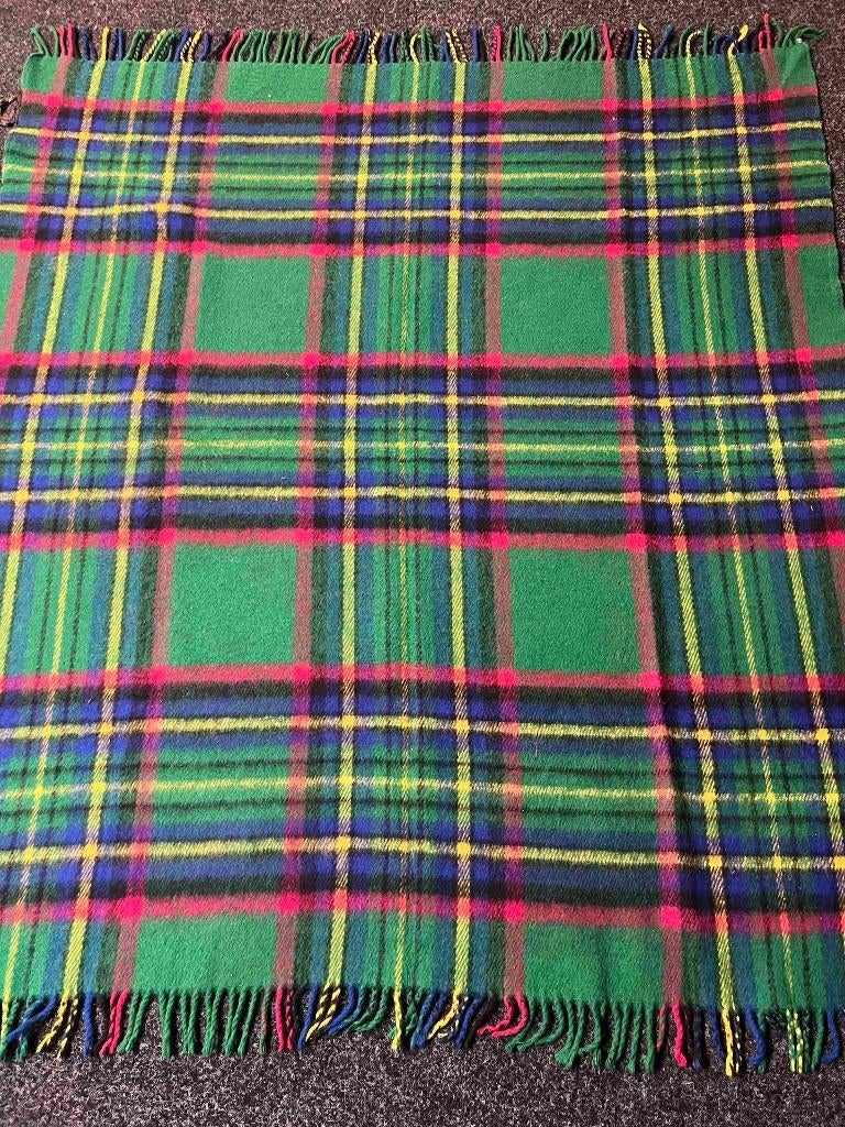 Vintage retro deken plaid, Enlèvement ou Envoi