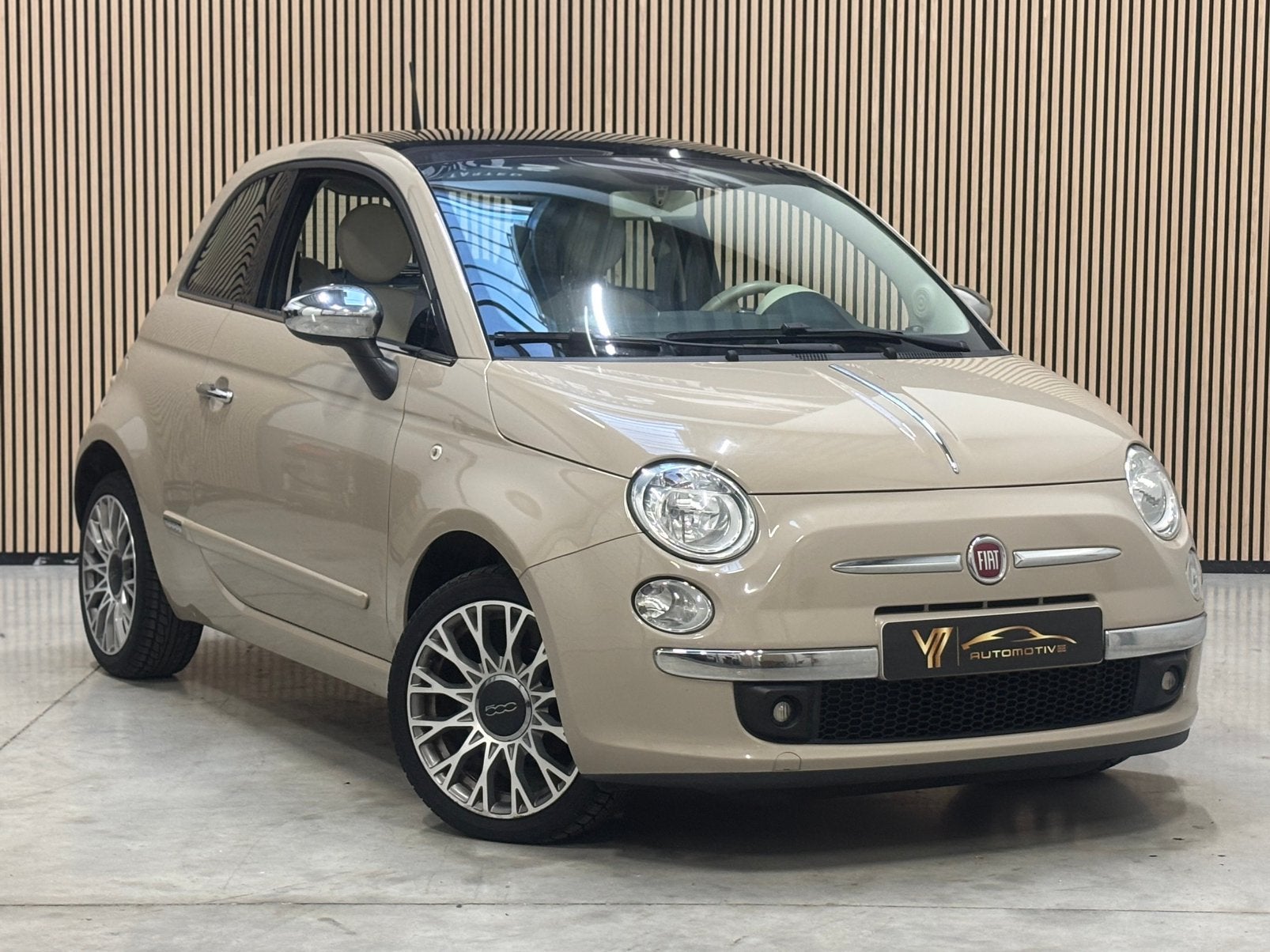Fiat 500 1.2 Cappuccino en édition limitée, Autos, Capteur de lumière, Achat, Euro 6, Entreprise